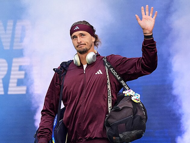 N�meck� tenista Alexander Zverev p�ed semifin�le US Open