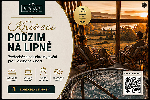 M�sto pro podzimn� wellness retreat s v�hledem na Lipno.