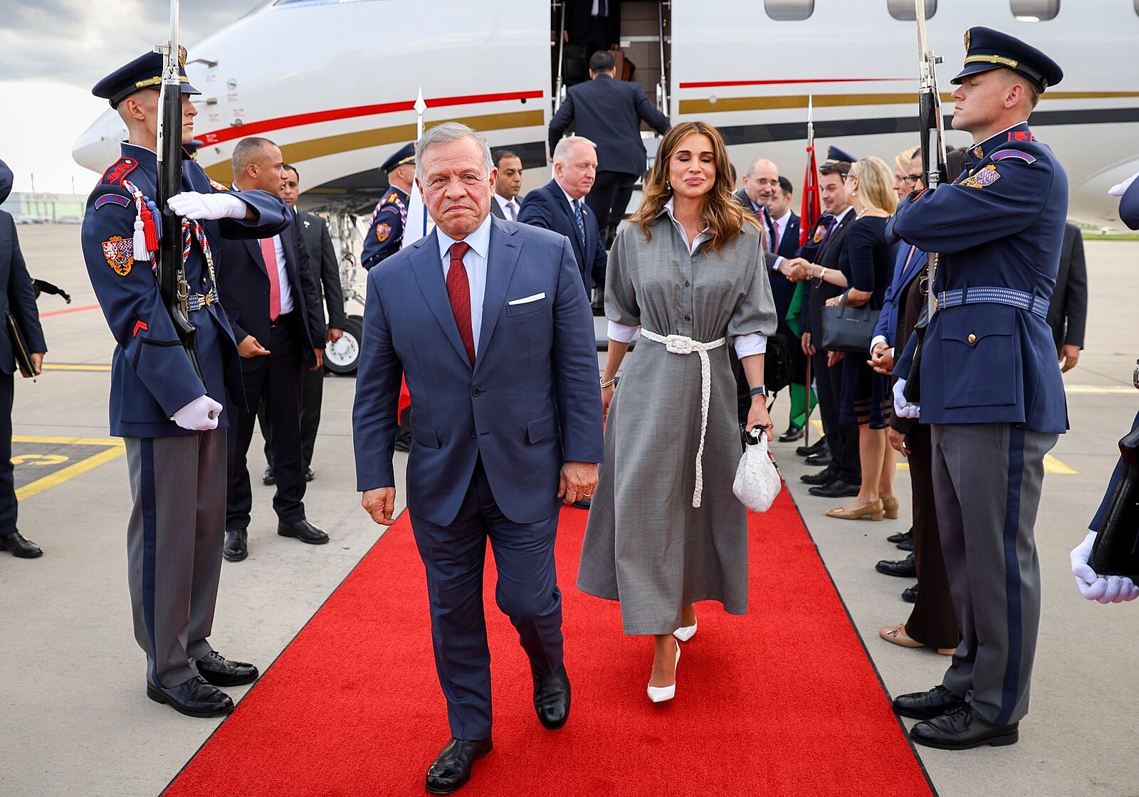 Jordánský král Abdalláh II. je v Praze, bude jednat s Pavlem i Babišem