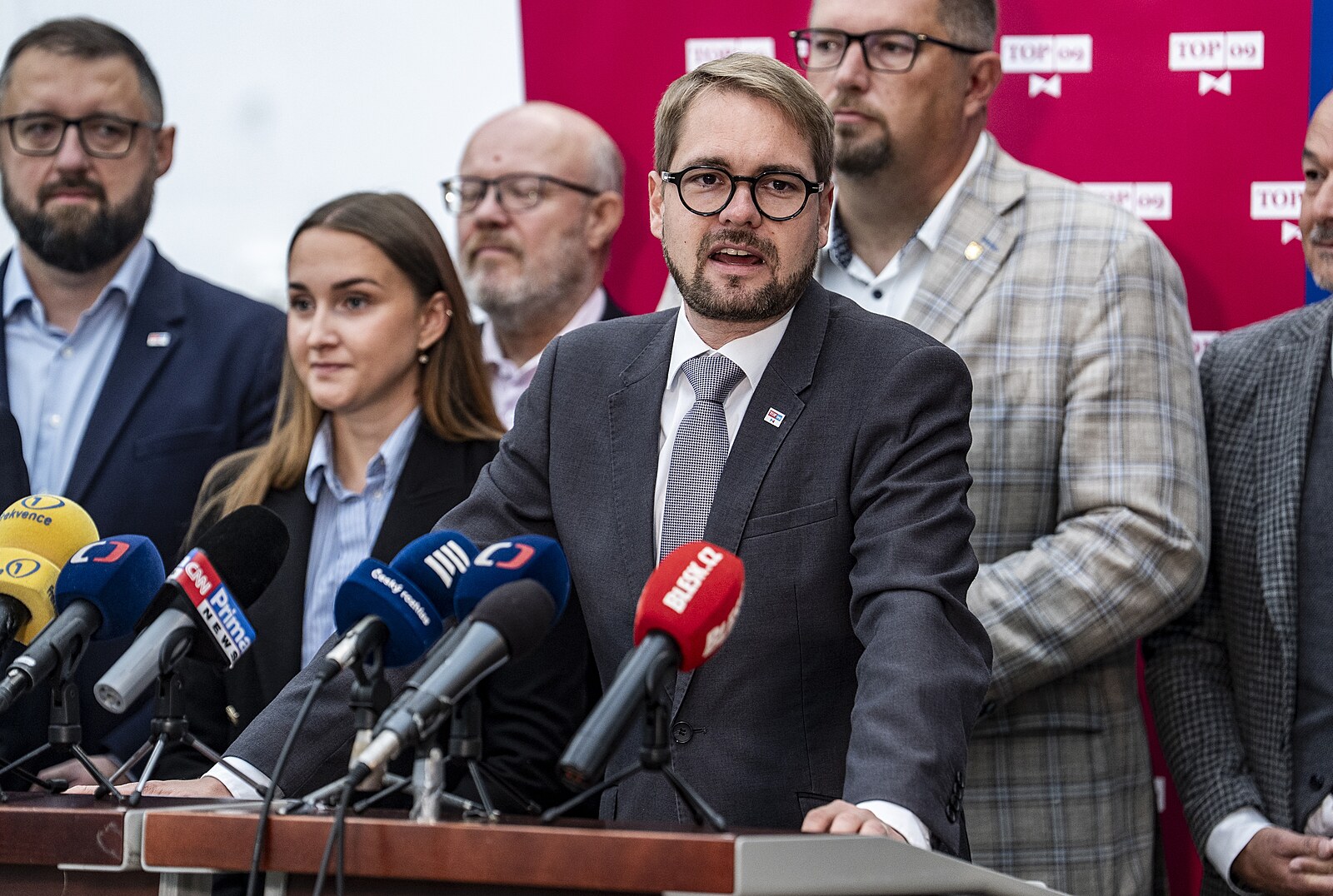 Senát je pojistka, stojí Babišovi v cestě, řekl předseda TOP 09 Havel při startu horké fáze kampaně