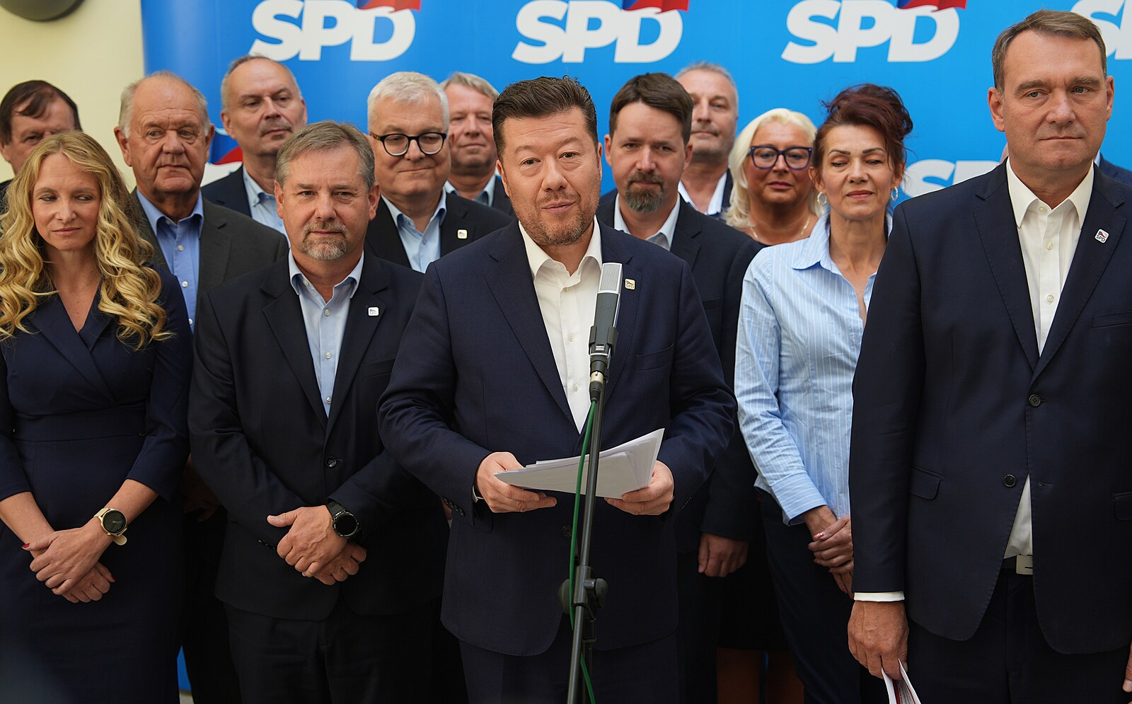 Ručíme za bezpečné Česko, řekl Okamura při startu horké části kampaně SPD
