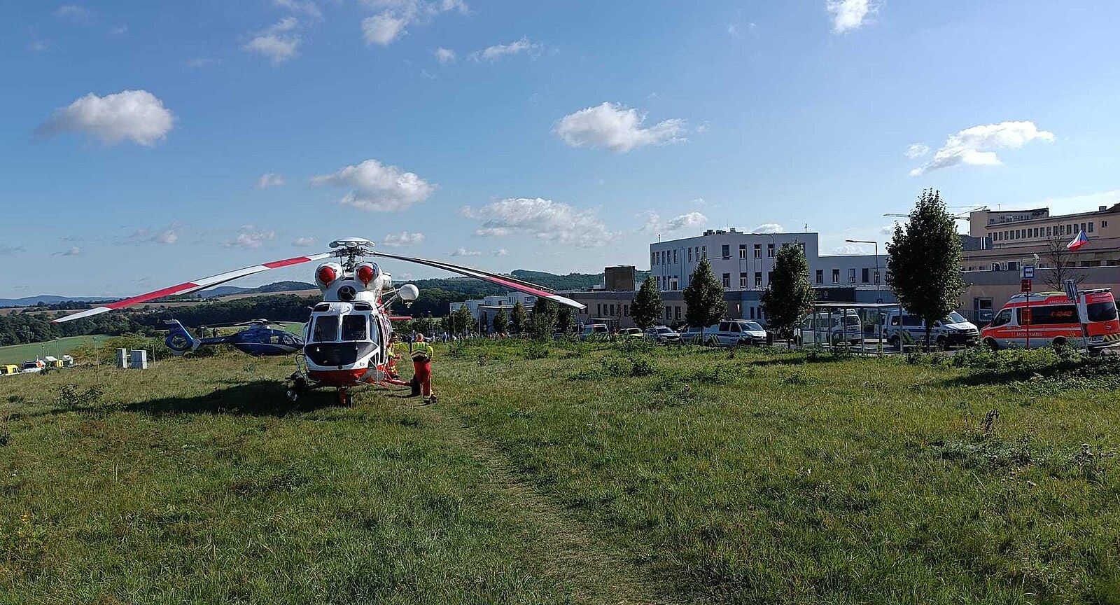 Evakuace stovek pacientů nemocnice na Berounsku