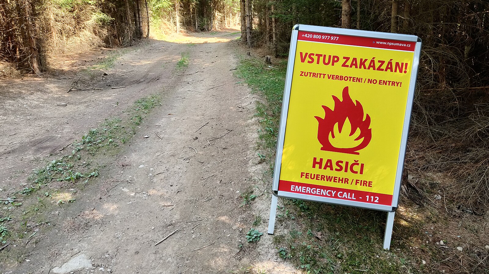 Toxickým odpadem na Šumavě se začali zabývat kriminalisté