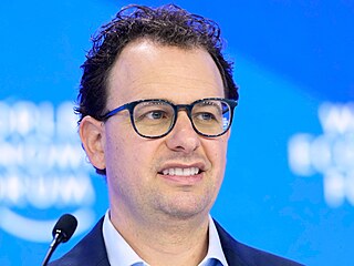Dario Amodei, �éf a spoluzakladatel spole�nosti Anthropic na ekonomickém fóru v...