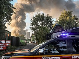 Ruský dronový útok na Kyjev (16. zá�í 2026)