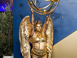 Meg Stalterová na cenách Emmy v Los Angeles (14. zá�í 2026)