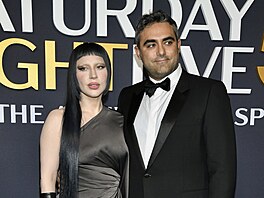 Lady Gaga a Michael Polansky v New Yorku (16. února 2025)