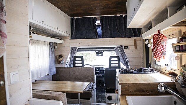 Karavan Walda postaven� na z�kladech Fiatu Ducato.
