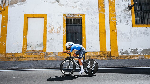 Kulisy individu�ln� �asovky v 18. etap� cyklistick� Vuelty