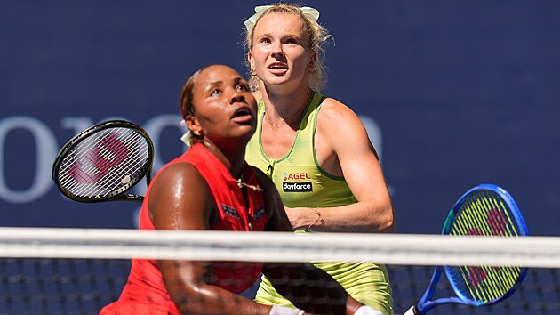 Kateřina Siniaková a Taylor Townsendová ve finále čtyřhry na US Open