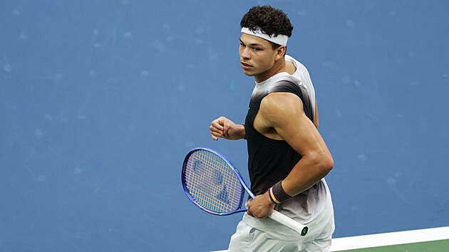 Americk� tenista Ben Shelton ve fin�le US Open.