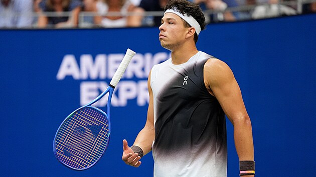Americk� tenista Ben Shelton ve fin�le US Open