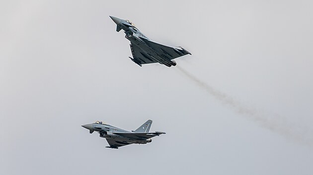 N�meck� stroje Eurofighter Typhoon na Dnech NATO v Ostrav� 2026