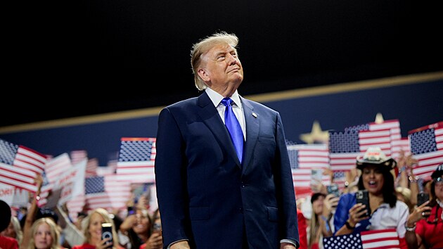 Americk� prezident Donald Trump na republik�nsk�m sjezdu v Dallasu (9. z��� 2026)