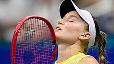 Jelena Rybakinová b�hem semifinále US Open