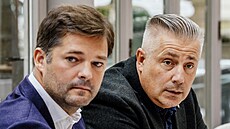 Snídan� s noviná�i v Lidovém dom� po�ádaná sociální demokracií. Na snímku...