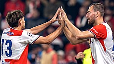 Fotbal Liga mistr�  Slavia Praha - Lens 2:3
