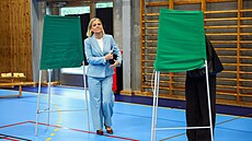 �éfka �védské sociální demokracie a opozi�ní lídryn� Magdalena Anderssonová...