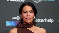 Noviná�ka Angelique Gerayová se ú�astní p�edávání n�meckých podcastových cen v...