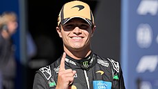 Lando Norris, vít�z kvalifikace na Velkou cenu �pan�lska