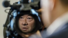 Tomio Okamura na tiskové konferenci k vyhlá�ení mimo�ádných sch�zí Poslanecké...