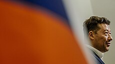 Tomio Okamura na tiskové konferenci k vyhlá�ení mimo�ádných sch�zí Poslanecké...