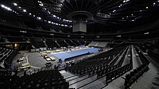 Pra�ská O2 arena se p�ipravuje na daviscupové utkání mezi �eskými tenisty a...
