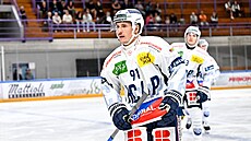Petr Kodýtek se raduje z gólu v p�íprav�.