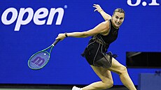 B�loruska Aryna Sabalenková v semifinále US Open.