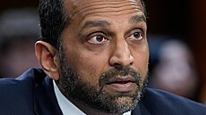 �éf Federálního ú�adu pro vy�et�ování (FBI) Kash Patel vypovídá na sly�ení...