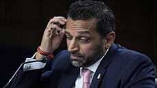 �éf Federálního ú�adu pro vy�et�ování (FBI) Kash Patel vypovídá na sly�ení...
