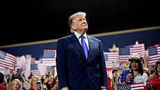 Americký prezident Donald Trump na republikánském sjezdu v Dallasu (9. zá�í...