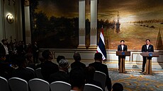 Singapurský premiér Lawrence Wong na oficiální náv�t�v� v thajském Bangkoku (2....