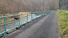 Cyklostezka z Dalovic do V�eborovic je z�ásti asfaltová, z�ásti pak �otolinová....