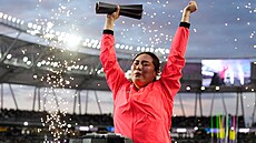 Haruka Kitagu�iová slaví vít�zství na Ultimate Championship.