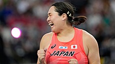 Haruka Kitagu�iová se raduje z národního rekordu na Ultimate Championship.