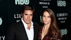 David Copperfield a Chloe Gosselinovou na sv�tové premié�e dokumentu HBO...