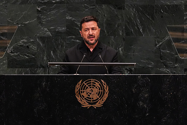 Neútočíme na ropu, ale na financování ruské války, bránil se Zelenskyj v OSN