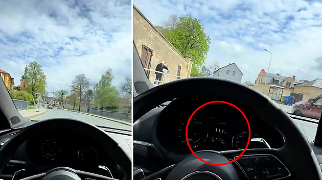 Řidič se pražskou Uhříněvsí řítil rychlostí přes 120 km/h. Jízdu natáčel a ještě se jí chlubil