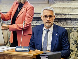 Jednání vlády o státním rozpo�tu. Na snímku Lubomír Metnar. (21 zá�í 2026)