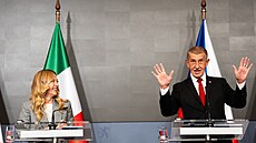 P�edseda vlády Andrej Babi� se v Praze setkal s italskou premiérkou Giorgiou...