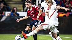 Robin Hraná� se sna�í o p�esnou rozehrávku.