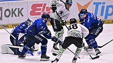 Momentka z extraligového utkání Vítkovice - Mladá Boleslav