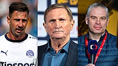 Zleva Milan Petr�ela, Alois Hadamczik a Milan Anto�