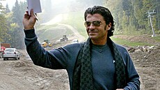 Alberto Tomba nav�tívil Liberec p�esn� p�ed dvaceti lety. (13. �íjna 2006)
