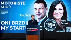 Motoristé na pra�ském �ofín� zahájili ostrou fázi kampan� p�ed komunálními...
