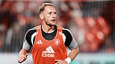 Fotbalisté Chorvatska se radují z gólu Marka Pa�ali�e.
