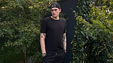 Presley Gerber v odvykacím za�ízení na jedné z posledních fotek, které...