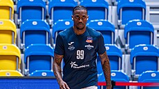 Lamb Autrey se chystá na zápas v dresu Olomoucka.
