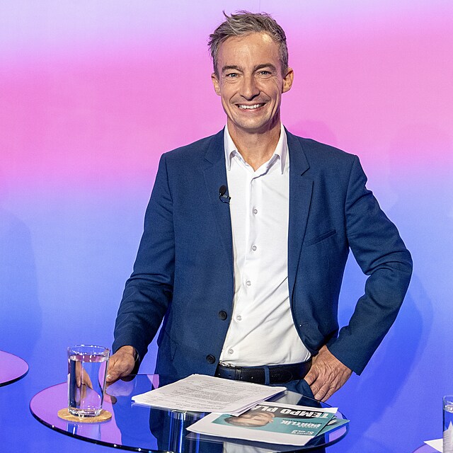 Superdebata kandid�t� na pra�sk�ho prim�tora na iDNES.cz s moder�torem Vladim�rem Vok�lem. Na sn�mku Tom� Portl�k (SPOLU pro Prahu - ODS a TOP 09). (30. z��� 2026)